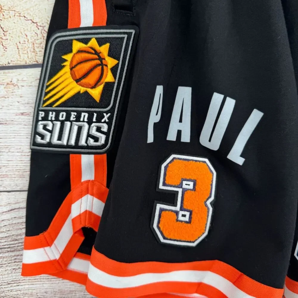 Pro Standard Phoenix Suns Chris Paul‎ Shorts Men's M Black/Orange Embroidered
